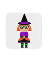 Cute Witch Halloween Coaster-Coasters-TooLoud-White-Davson Sales