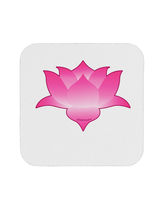 Lotus Flower Design Gradient Coaster by TooLoud-Coasters-TooLoud-White-Davson Sales
