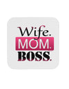 Wife Mom Boss Coaster-Coasters-TooLoud-1-Davson Sales