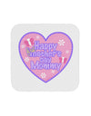 Happy First Mother's Day Mommy - Pink Coaster by TooLoud-Coasters-TooLoud-White-Davson Sales