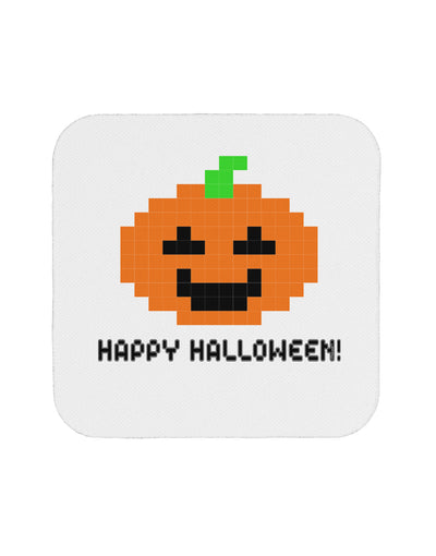 Pixel Pumpkin - Halloween Coaster-Coasters-TooLoud-White-Davson Sales