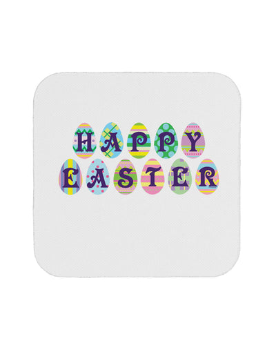 Easter Eggs Happy Easter Coaster-Coasters-TooLoud-White-Davson Sales