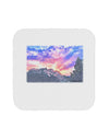 Colorado Rainbow Sunset Watercolor Coaster-Coasters-TooLoud-1-Davson Sales