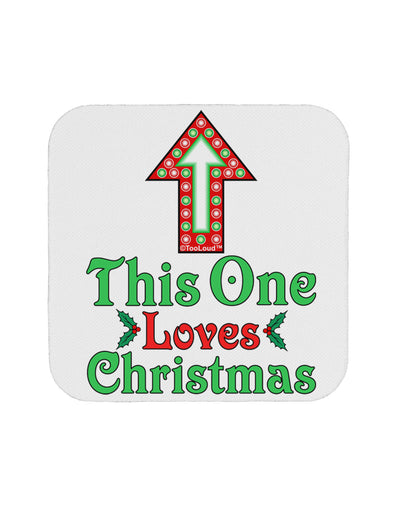 This Guy Loves Christmas Cute Coaster-Coasters-TooLoud-White-Davson Sales