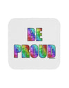 Be Proud Gay Pride - Rainbow Hearts Coaster by TooLoud-Coasters-TooLoud-White-Davson Sales