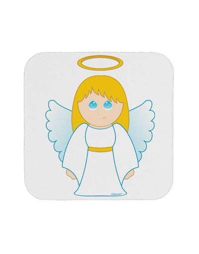 Cute Christmas Angel Girl Coaster-Coasters-TooLoud-White-Davson Sales