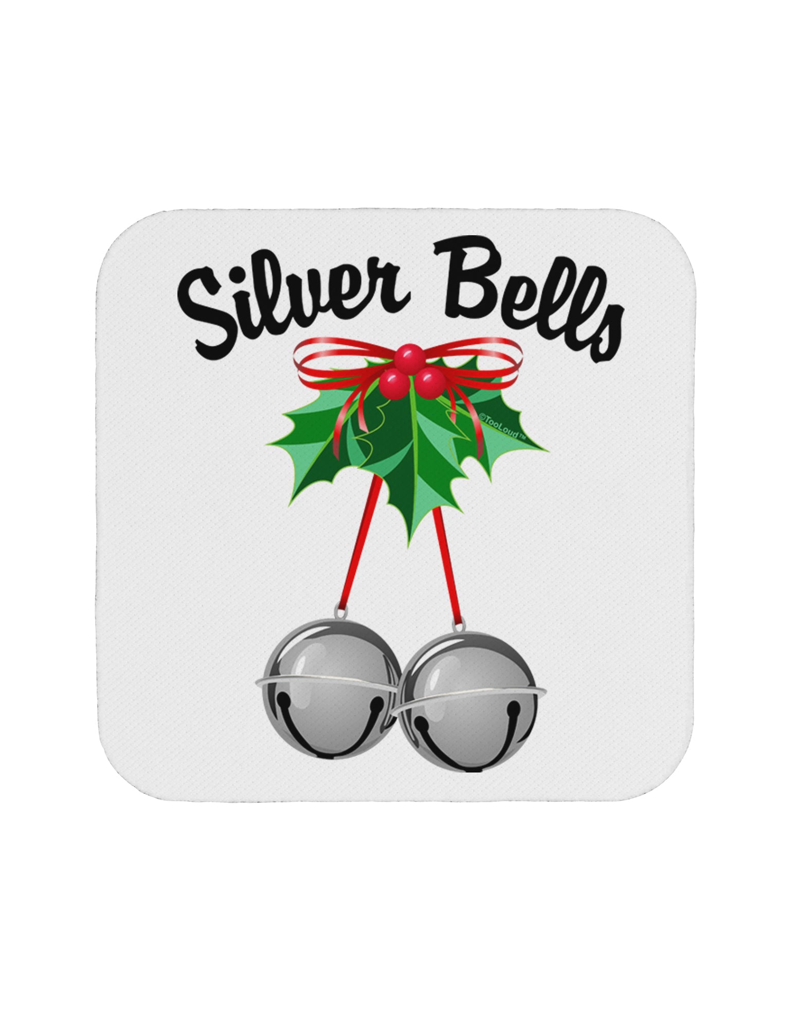 Silver Bells Coaster by TooLoud-Coasters-TooLoud-1-Davson Sales