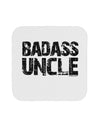 Badass Uncle Coaster by TooLoud-Coasters-TooLoud-White-Davson Sales