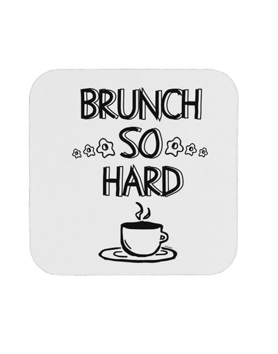 TooLoud Brunch So Hard Eggs and Coffee Coaster-Coasters-TooLoud-1 Piece-Davson Sales