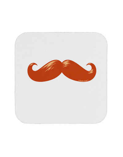 Big Redhead Mustache Coaster-Coasters-TooLoud-White-Davson Sales