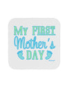 My First Mother's Day - Baby Feet - Blue Coaster by TooLoud-Coasters-TooLoud-White-Davson Sales