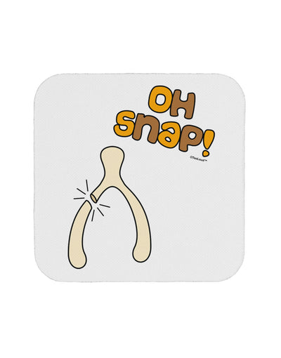 Oh Snap Wishbone - Thanksgiving Coaster-Coasters-TooLoud-White-Davson Sales