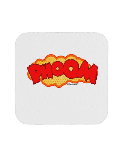 Onomatopoeia PHOOM Coaster-Coasters-TooLoud-White-Davson Sales