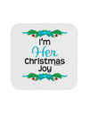 Her Christmas Joy Matching His & Hers Coaster-Coasters-TooLoud-1-Davson Sales