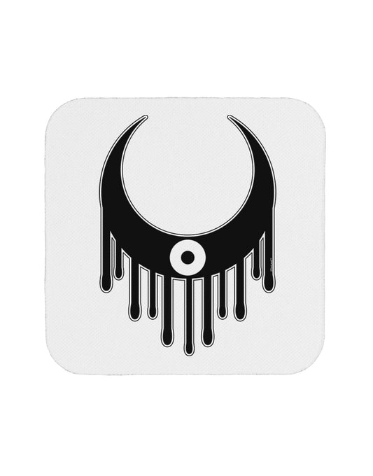 Weeping Crescent Eye - Halloween Coaster-Coasters-TooLoud-White-Davson Sales