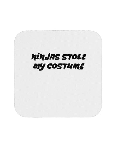 Ninjas Stole My Costume - Halloween Coaster-Coasters-TooLoud-White-Davson Sales