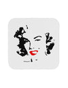 Marilyn Cutout Design Red Lips Coaster by TooLoud-Coasters-TooLoud-White-Davson Sales