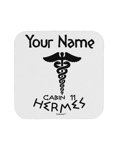 Personalized Cabin 11 Hermes Coaster by TooLoud-Coasters-TooLoud-White-Davson Sales