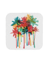 Paint Splash Palm Trees Coaster-Coasters-TooLoud-1-Davson Sales