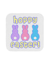 Three Easter Bunnies - Hoppy Easter Coaster by TooLoud-Coasters-TooLoud-White-Davson Sales