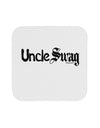 Uncle Swag Text Coaster by TooLoud-Coasters-TooLoud-White-Davson Sales