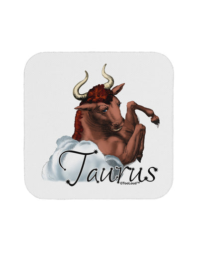 Taurus Color Illustration Coaster-Coasters-TooLoud-White-Davson Sales