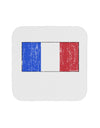 French Flag - France Distressed Coaster by TooLoud-Coasters-TooLoud-White-Davson Sales