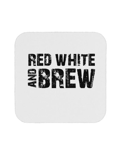 Red White and Brew Coaster by TooLoud-Coasters-TooLoud-White-Davson Sales