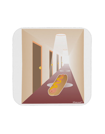 Hotdog in a Hallway Coaster by TooLoud-Coasters-TooLoud-1-Davson Sales