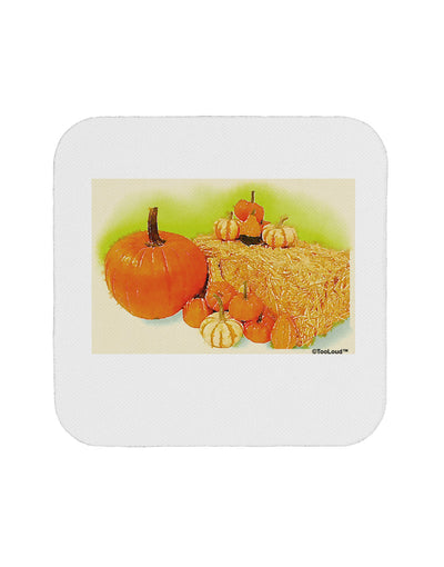 Fall Pumpkin Scene Coaster-Coasters-TooLoud-White-Davson Sales