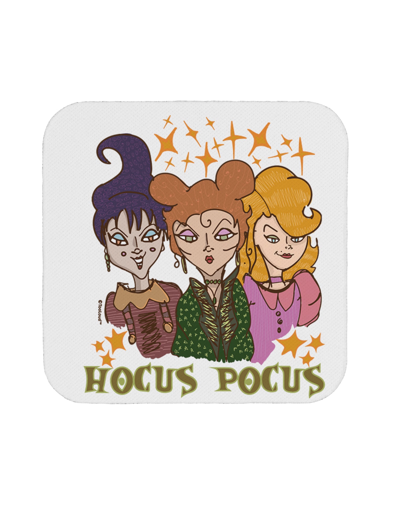 TooLoud Hocus Pocus Witches Coaster-Coasters-TooLoud-1 Piece-Davson Sales