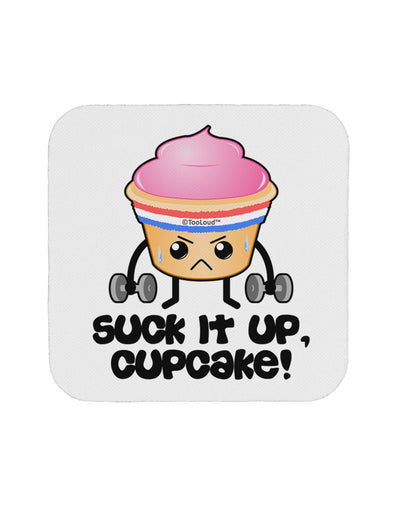 Suck It Up Cupcake Design Coaster by TooLoud-Coasters-TooLoud-White-Davson Sales