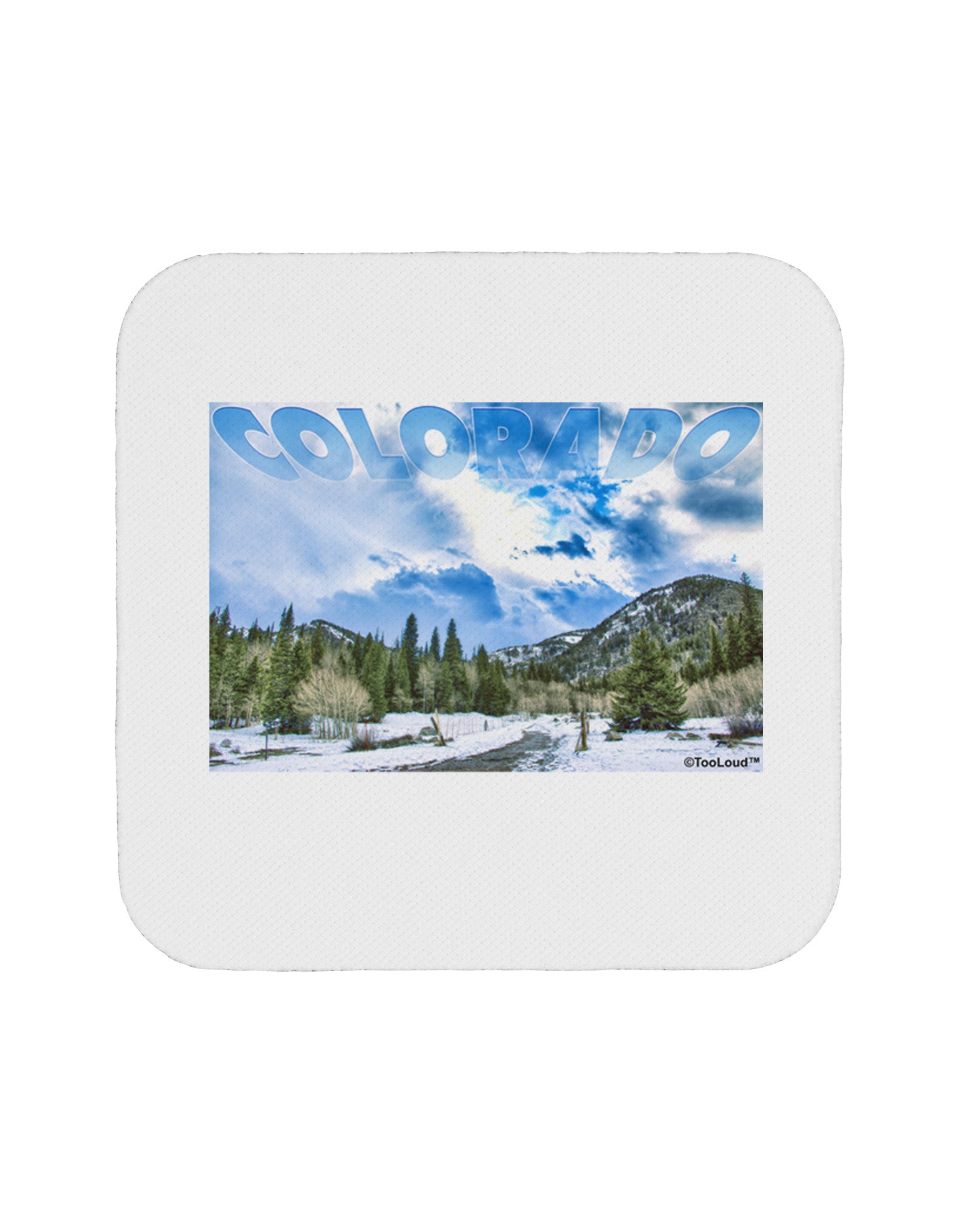 El Dora CO with Text Coaster-Coasters-TooLoud-1-Davson Sales