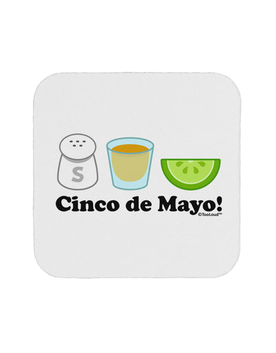 Cinco de Mayo Design - Salt Tequila Lime Coaster by TooLoud-Coasters-TooLoud-White-Davson Sales