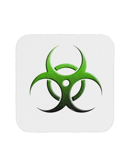 Biohazard Symbol Green Stone-Apocalypse Coaster-Coasters-TooLoud-White-Davson Sales