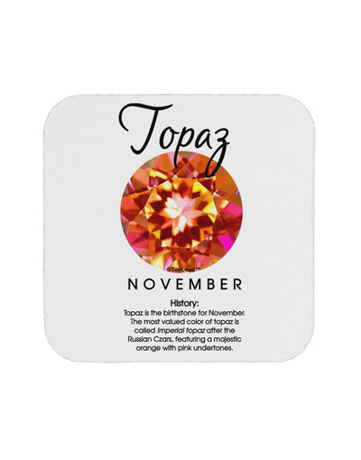 Birthstone Topaz Coaster by TooLoud-Coasters-TooLoud-1-Davson Sales