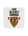 Cute Baby Reindeer Matching Deer Coaster-Coasters-TooLoud-1-Davson Sales