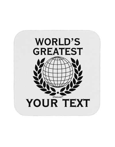 Personalized Worlds Greatest Coaster by TooLoud-Coasters-TooLoud-White-Davson Sales