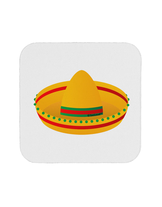 Sombrero Design Coaster by TooLoud-Coasters-TooLoud-White-Davson Sales