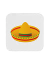 Sombrero Design Coaster by TooLoud-Coasters-TooLoud-White-Davson Sales