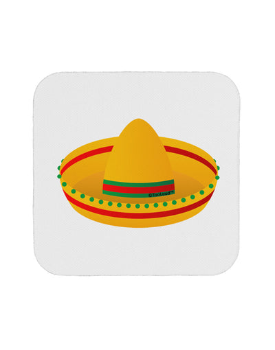 Sombrero Design Coaster by TooLoud-Coasters-TooLoud-White-Davson Sales