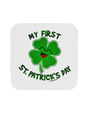 My First St. Patrick's Day Coaster-Coasters-TooLoud-1-Davson Sales