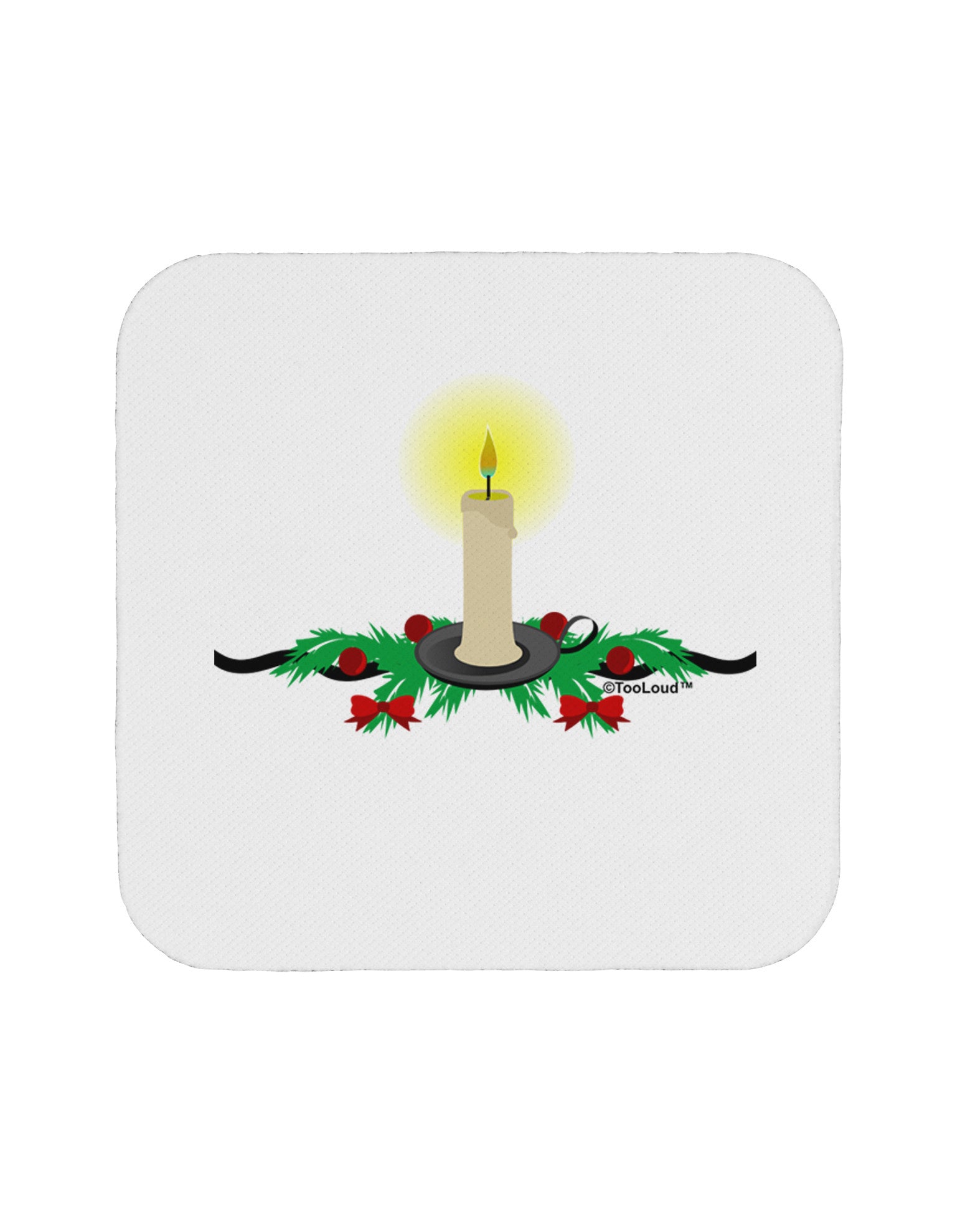 Chirstmas Candle Coaster-Coasters-TooLoud-1-Davson Sales
