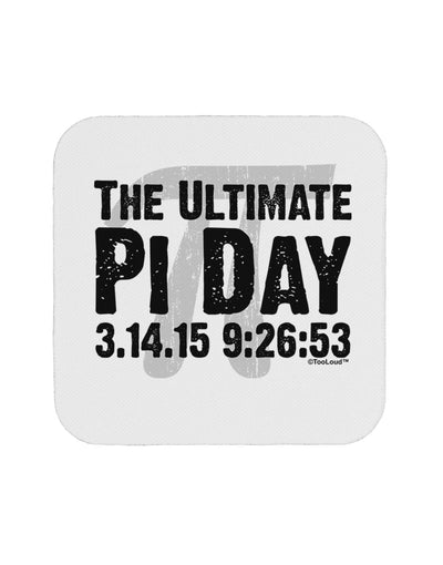 The Ultimate Pi Day Text Coaster by TooLoud-Coasters-TooLoud-White-Davson Sales