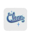 Clean Text Coaster-Coasters-TooLoud-1-Davson Sales
