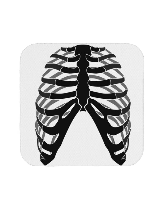 Human Skeleton Bones Ribcage Inverted Coaster-Coasters-TooLoud-White-Davson Sales