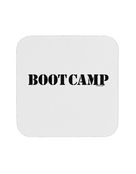 Bootcamp Military Text Coaster-Coasters-TooLoud-White-Davson Sales