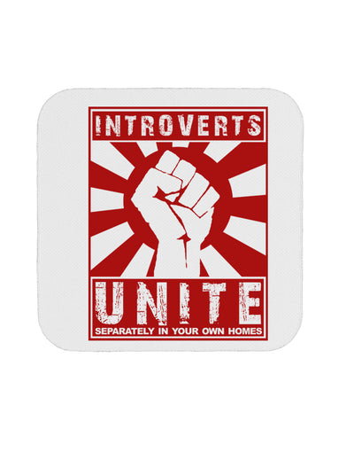 Introverts Unite Funny Coaster by TooLoud-Coasters-TooLoud-1-Davson Sales