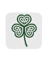 Celtic Knot Irish Shamrock Coaster-Coasters-TooLoud-White-Davson Sales