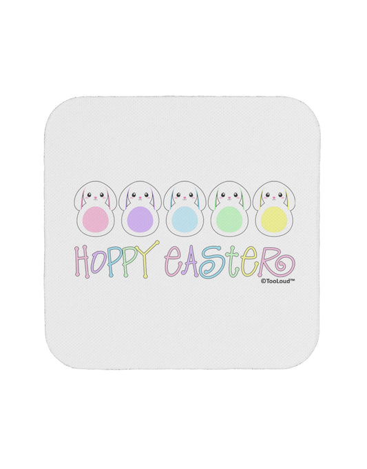 Cute Pastel Bunnies - Hoppy Easter Coaster by TooLoud-Coasters-TooLoud-White-Davson Sales